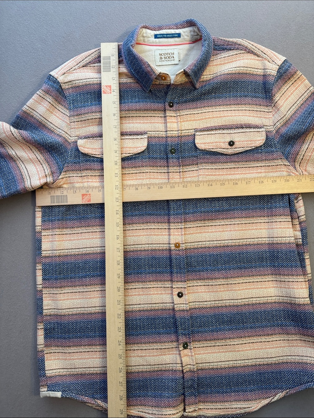 Scotch & Soda Stripe Shirt From TV Show “Yellowjackets” Wardrobe - Picture 6 of 8